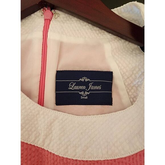 The Arden Seersucker Dress in Rose by Lauren James size small - Picture 5 of 11